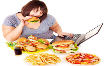 سمنة واكل غير صحي ومجهود بدني قليل